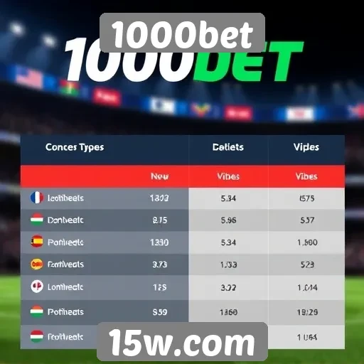 Comparativo entre 1000bet e concorrentes do mercado